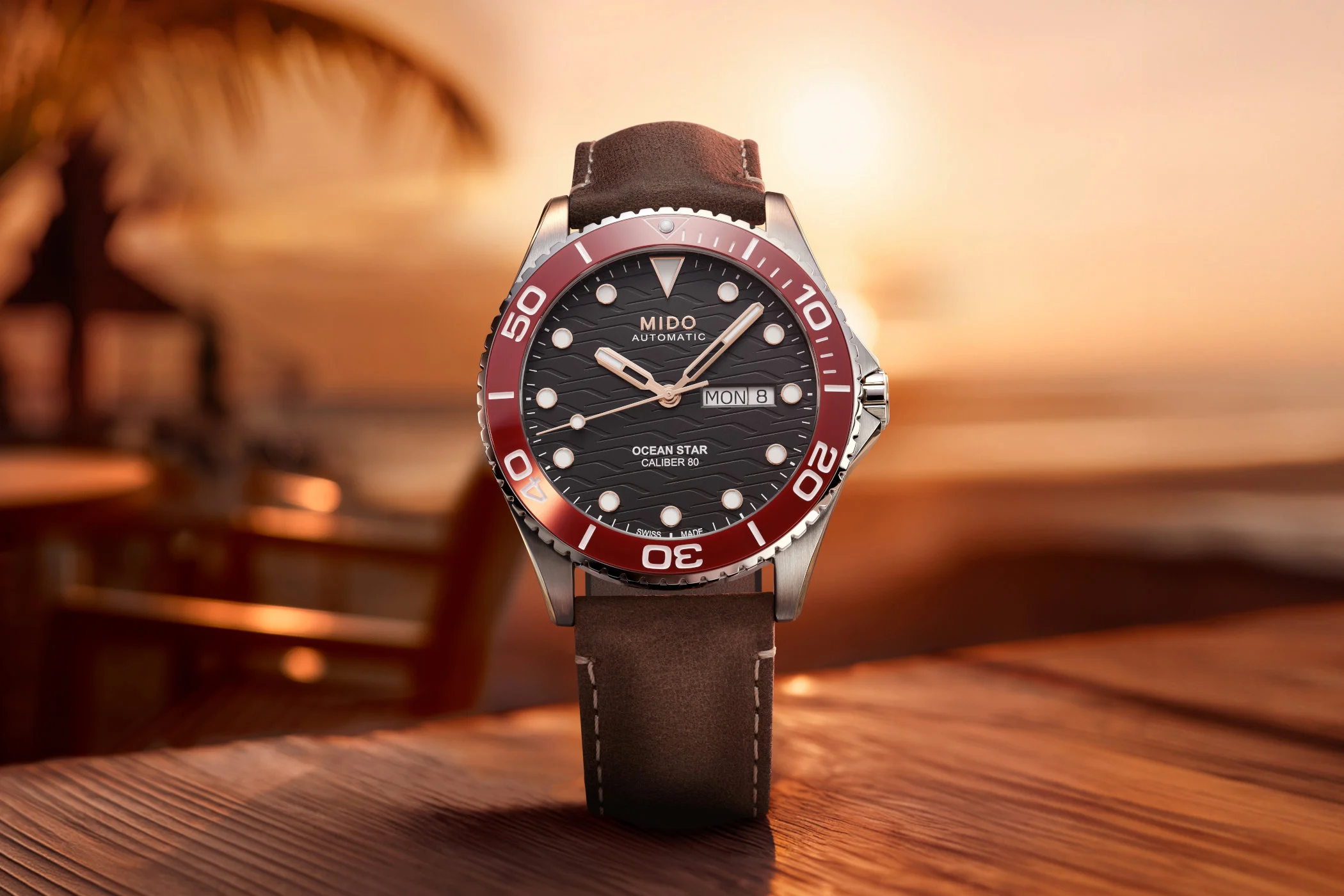 Introducing – The Tropical Sunset Colours of the New Mido Ocean Star 200C