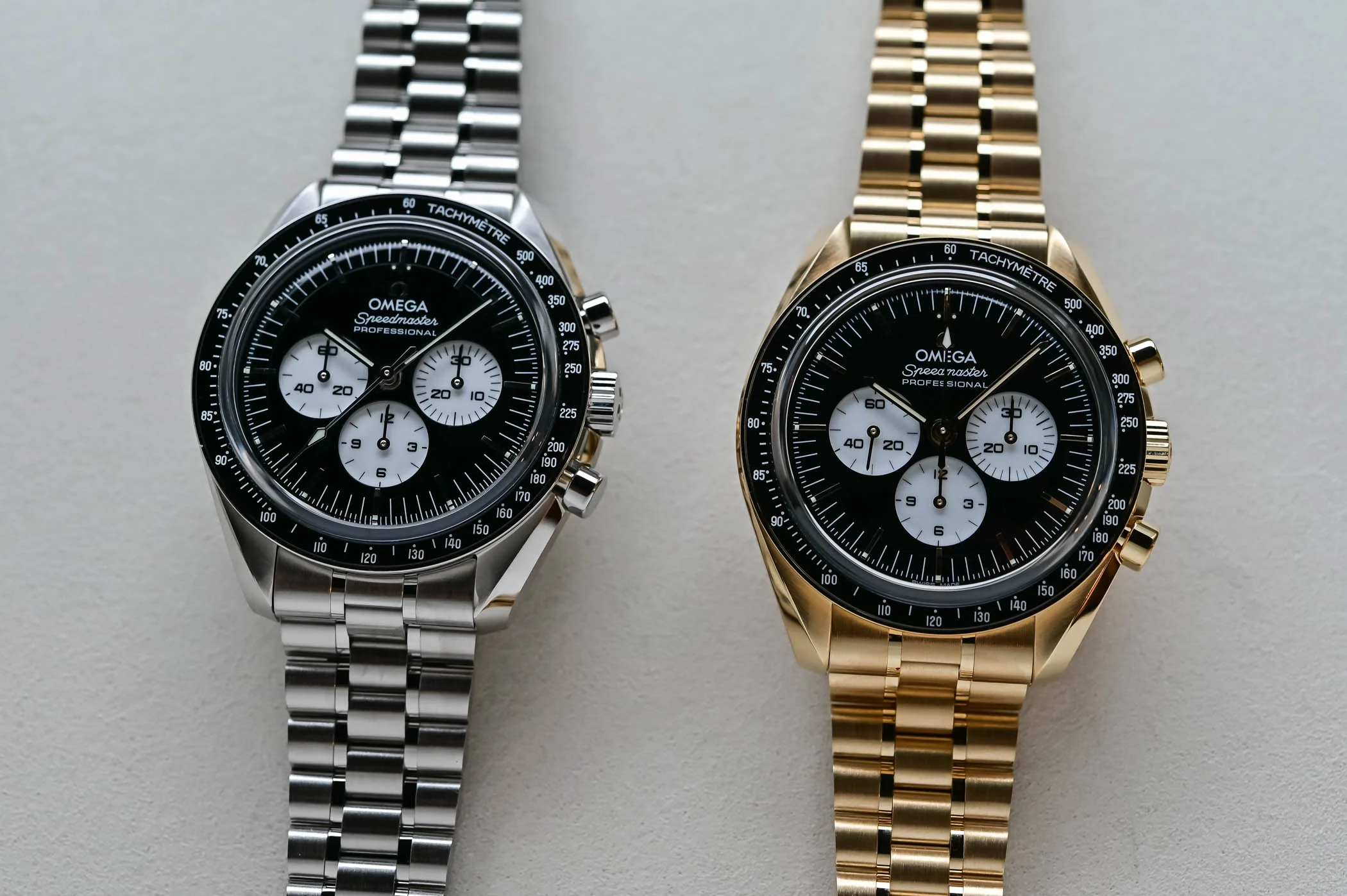 First Look – Omega Launches the Speedmaster Moonwatch with Black and White Dials