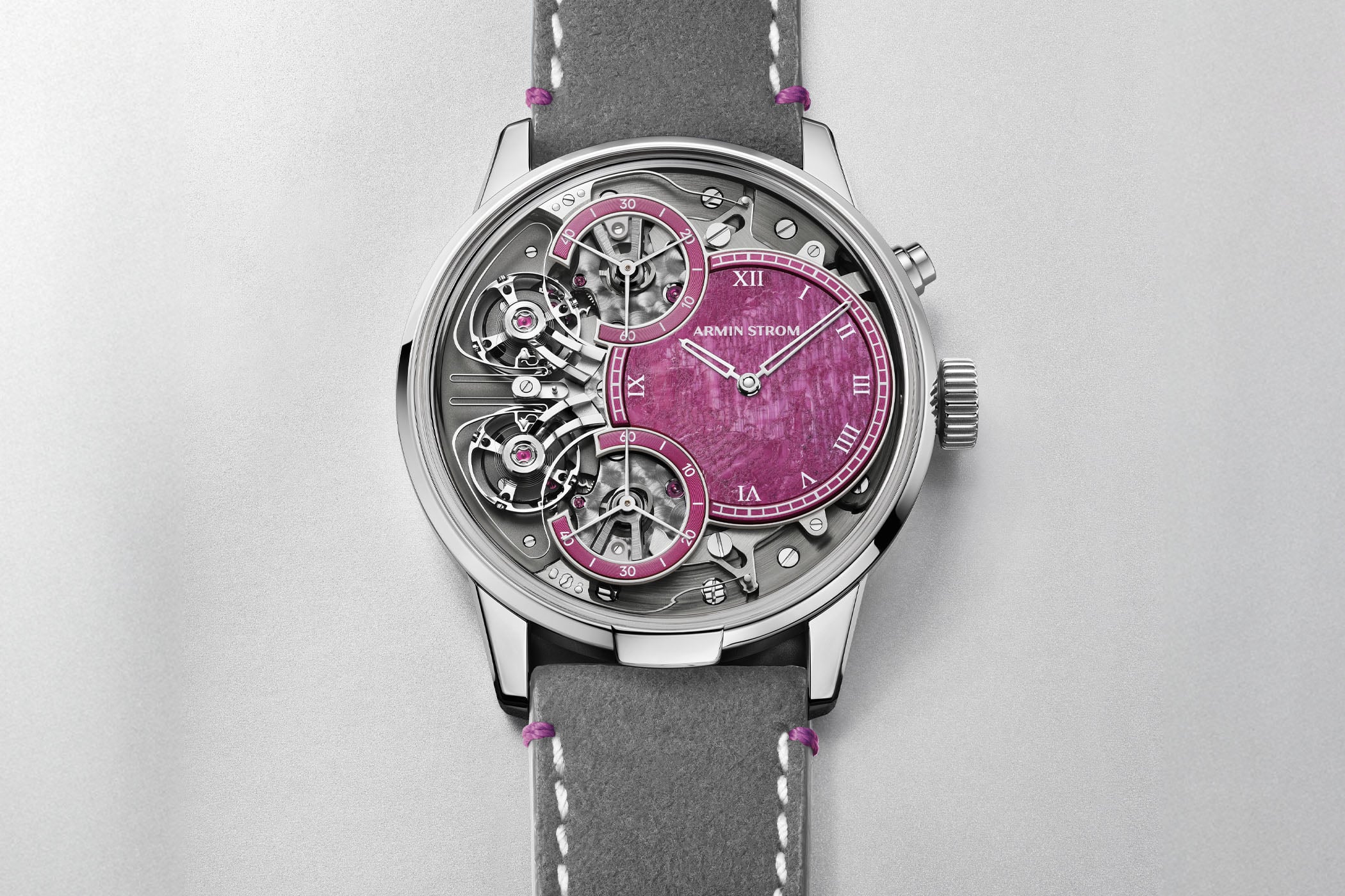 Introducing – A Ruby Stone Dial for the Armin Strom Mirrored Force Resonance